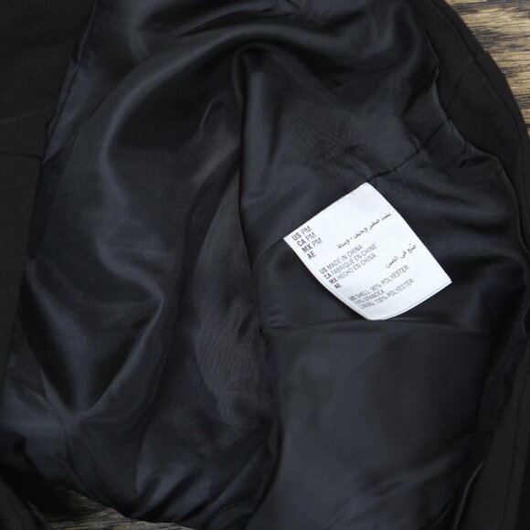 NWT Bar III Womens Petite V-Neck Button-Front Cropped Vest 100207006PT Black PM - Picture 6 of 7